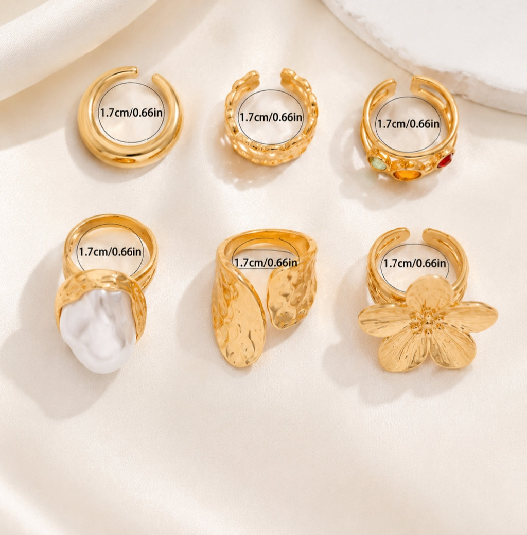 Gold  rings for girls
